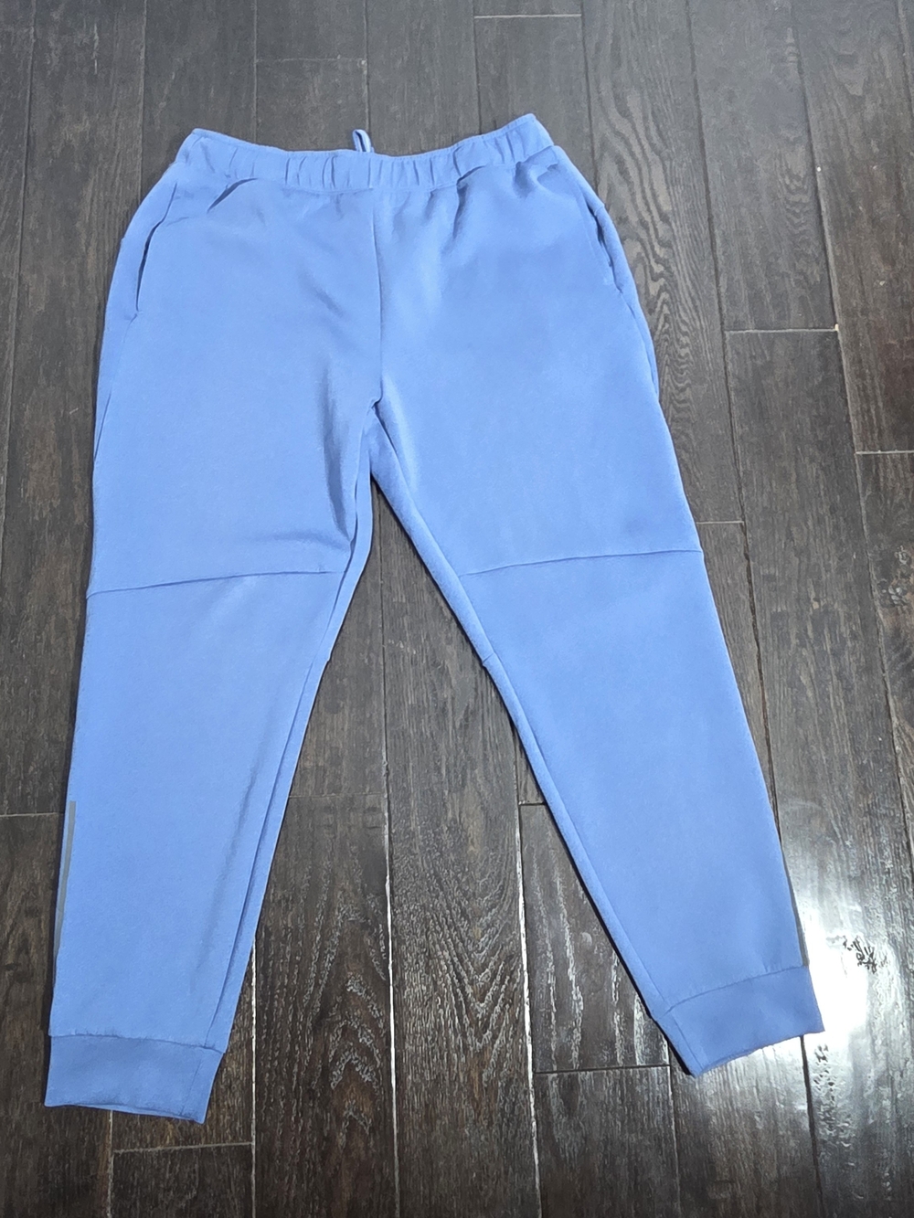 Skora Mens XL Qwick Dry Pants Joggers Athletic Workout Blue Preppy Lounge Soft